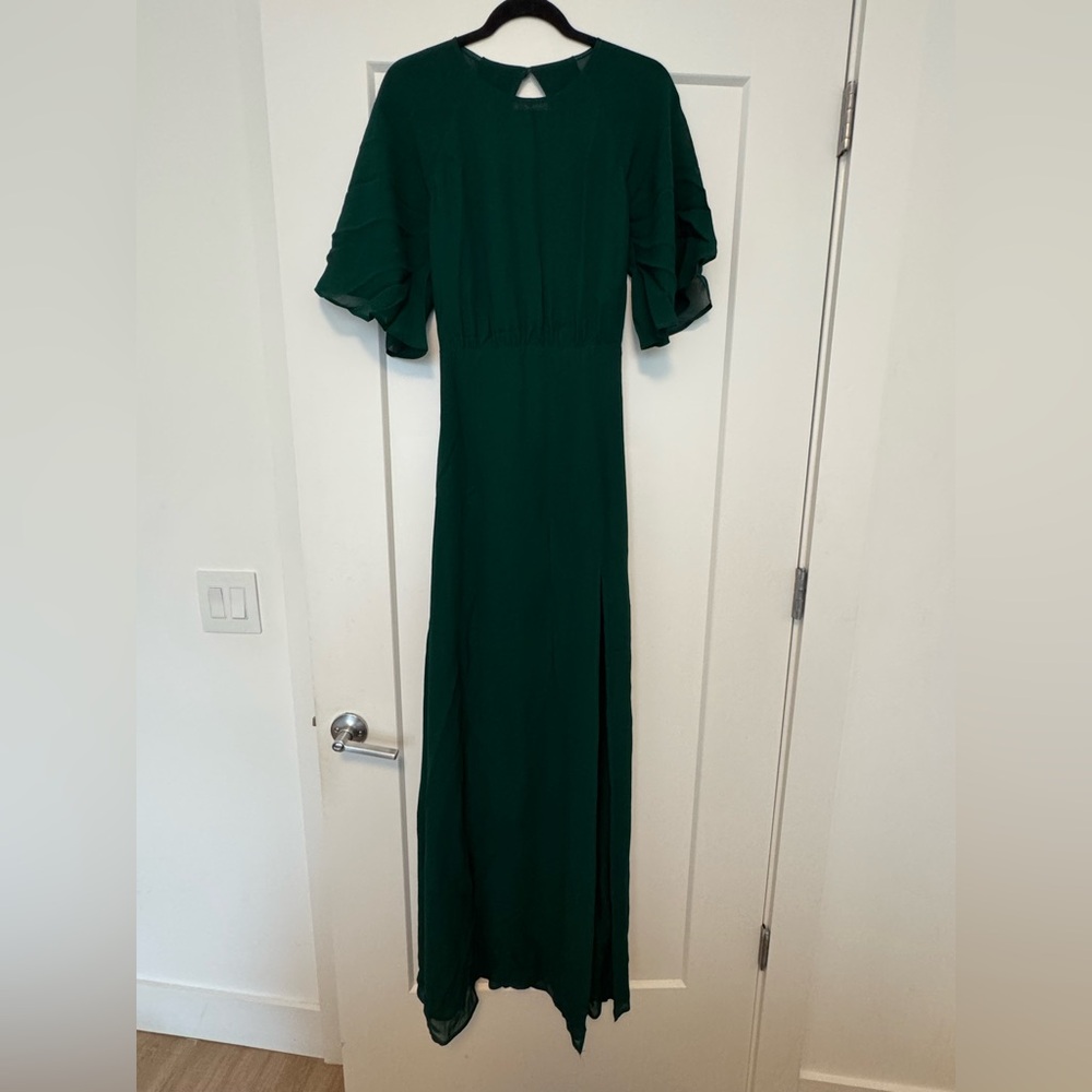 Reformation Emerald green dress. Size 4.